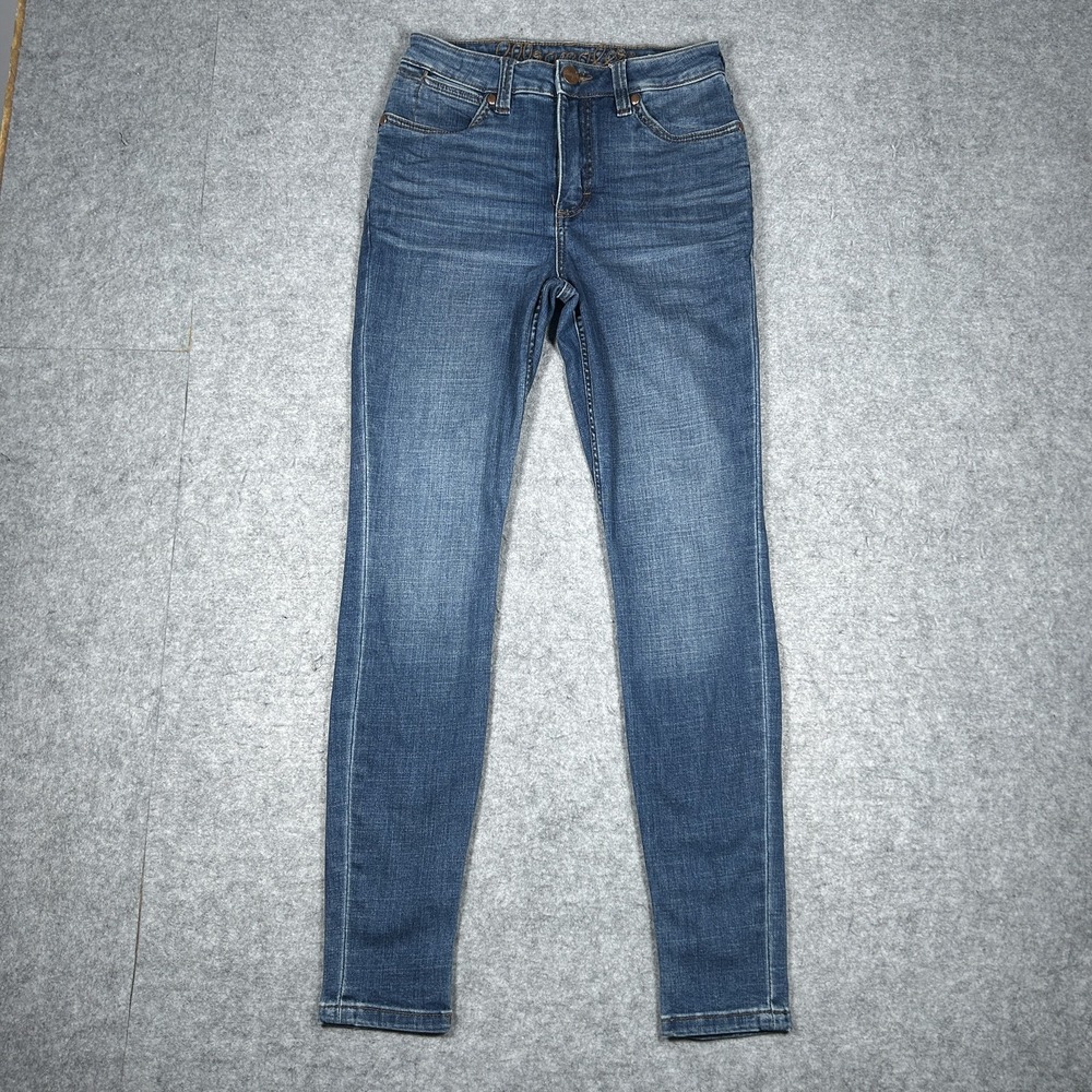 Wrangler Retro Denim Jeans Womens 26x30(27x28) Medium Blue Wash Skinny Western